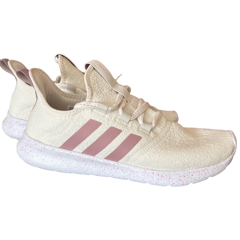 Adidas Cloudfoam Pure 2.0 Running Shoes Women’s Cream Vapour Pink Speckled 11